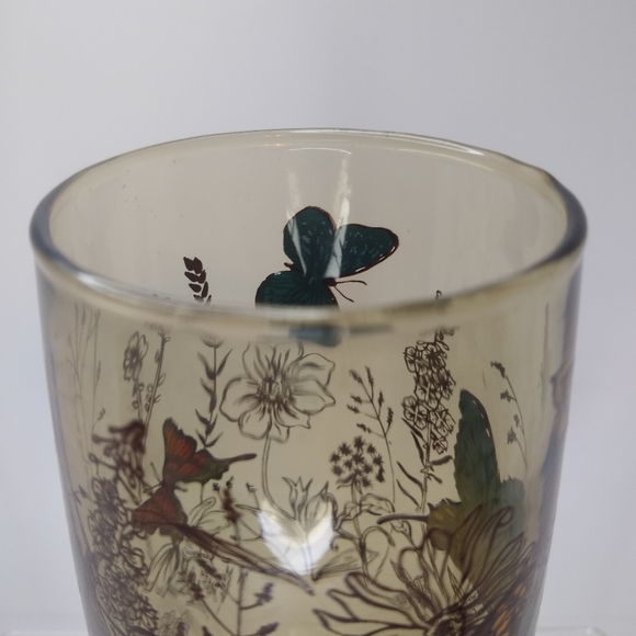 Vintage Libbey Tawny Garden Party Butterfly Meadow Tumbler Replacement - Picture 7 of 7